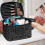 Cosmetic Organizer Polyester Dark Leopard Print 5