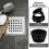 2 Pcs Sewer Drain Plug for Basement Floor Core Strainer Grate 5