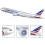 16 cm1: 400 Amerikansk B777 Model Simuleringsflymodel Luftfartsmodel til samling og gave 3