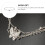 Multilayer Butterfly Double-Circle Anklet Fresh 's 5