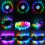 500Pc WS2811 RGB LED Pixels Light Individually Addressable 12mm Diffused Digital Full Color LED Pixel Module Light DC12V 5