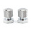 for Harley Softail Road Glide Solo Seat Nuts Mounting Nuts 1/4"-20 Thread Silver 2