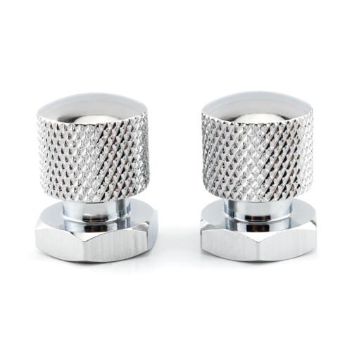 for Harley Softail Road Glide Solo Seat Nuts Mounting Nuts 1/4"-20 Thread Silver 1