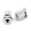 for Harley Softail Road Glide Solo Seat Nuts Mounting Nuts 1/4"-20 Thread Silver 5