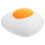 NICEXMAS 1Pc Durable Plush Poached Egg Throw Pillow Orange Sofa Decoration 4