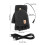 5V Electric Heating USB Heated Gloves, Half Finger Design Thickened Warmth, Computer Charger Power Supply, Back Hand Heating Function Winter Warmth 3
