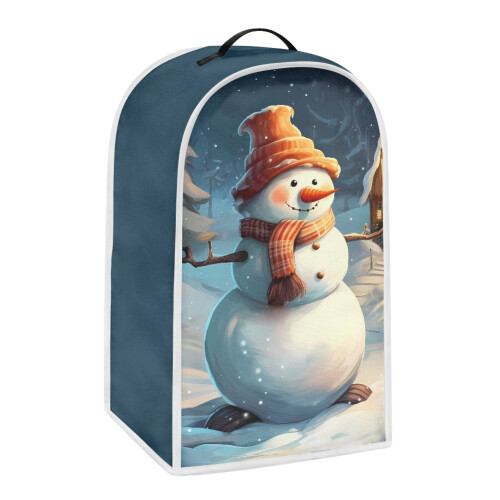 Hand Strap Blender Cover Snowman Winter Pouch for Protective Polyester Dust Protector 1