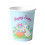 Easter Disposable Paper Cups Bunny Design Blue 10pcs 2