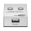 2 Port USB2.0 Printer Sharing Device Auto Sharing Switch Hub 2 in 1 Out Splitter 6
