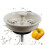 White Plastic Kitchen Sink Strainer Stopper For Vegetable Washing Basin 7