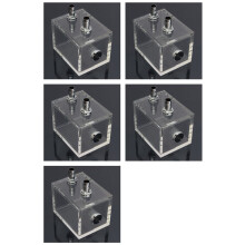 5X New 200ml Acrylic Water Tank Cooler Water Cooling Radiator Pc Cpu Water Block Transparent
