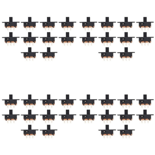 40 X  0.5A 50V 3 Position 2P2T DPDT Panel Mount Slide  SS23D32