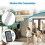 LCD Digital Wireless Indoor/Outdoor Thermometer Clock Temperature Meter 2
