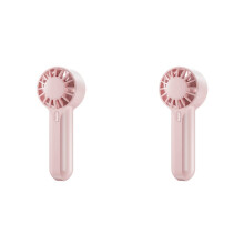 2X Tragbarer -Ventilator, Wiederaufladbarer USB-Ventilator, Leistungsstarker Wind, Tragbarer Hand- und Desktop-Kühlventilator für Den
