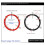 Star Finder Mount 3-Point Astrophotography Guide Locking Rings for Telescope Mount Finder Pointer 90mm Red 3