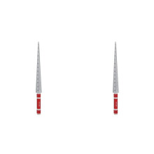 2X Hole Tapered Gauge, Hole Tapered Ruler Calliper Gauge Welding Gauge Taper Gauge High Accuracy Measuring Tool 3-15mm