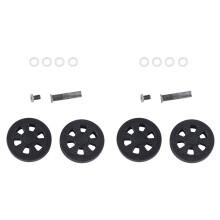 4pcs 60x11mm Luggage Wheels Replacement Wear Resistant PU Caster Suitcase Replacement Wheels Luggage Double Wheel