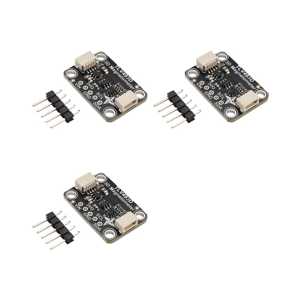 3X Tlv493d Triple-Axis Magnetometer Module Compatible With Stemma Qt Qwiic 6031337279535