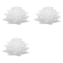 3X Lotus Chandelier Lampshade DIY Lotus Flower Six-Layer Lamp Shade Romantic Room Pendent Lighting Cover Hotel Bar Decor