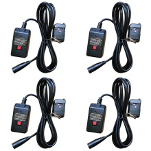 4X Smoke Fog Machine Wired Remote Control Remote Controller Receiver for 400W 900W 1500W Stage Effects Fogger