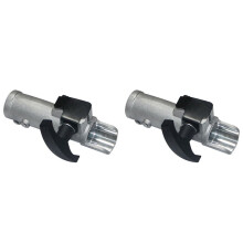 2pcs 28MM Shaft Quick Coupler Aluminum 9T Dividable Working Pole Multi- Mower Trimmer Extension Pole Spare Parts