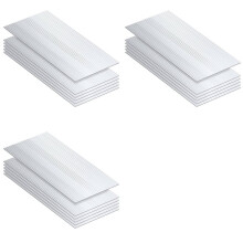 18 Sheets Disco Tiles,Silver Square Mirror Tiles Self Adhesive Mirror Mosaic Tiles Glass Disco Tiles