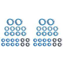 Kit de Roulements à Billes Scellés en Caoutchouc de 44 Pièces pour 1/18 TRX4M RC, Pièces de Mise à Niveau de Voiture, Accessoires