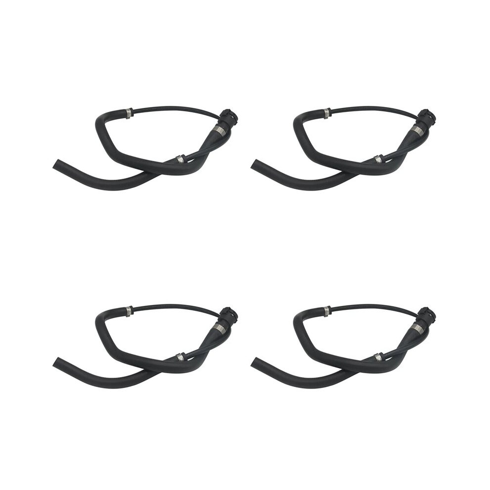 4X 17127618510 17127565093 Engine Radiator Coolant Expansion Tank Hose For 1 3 Series X1 E90 E92 Coolant Hose 4713765895014