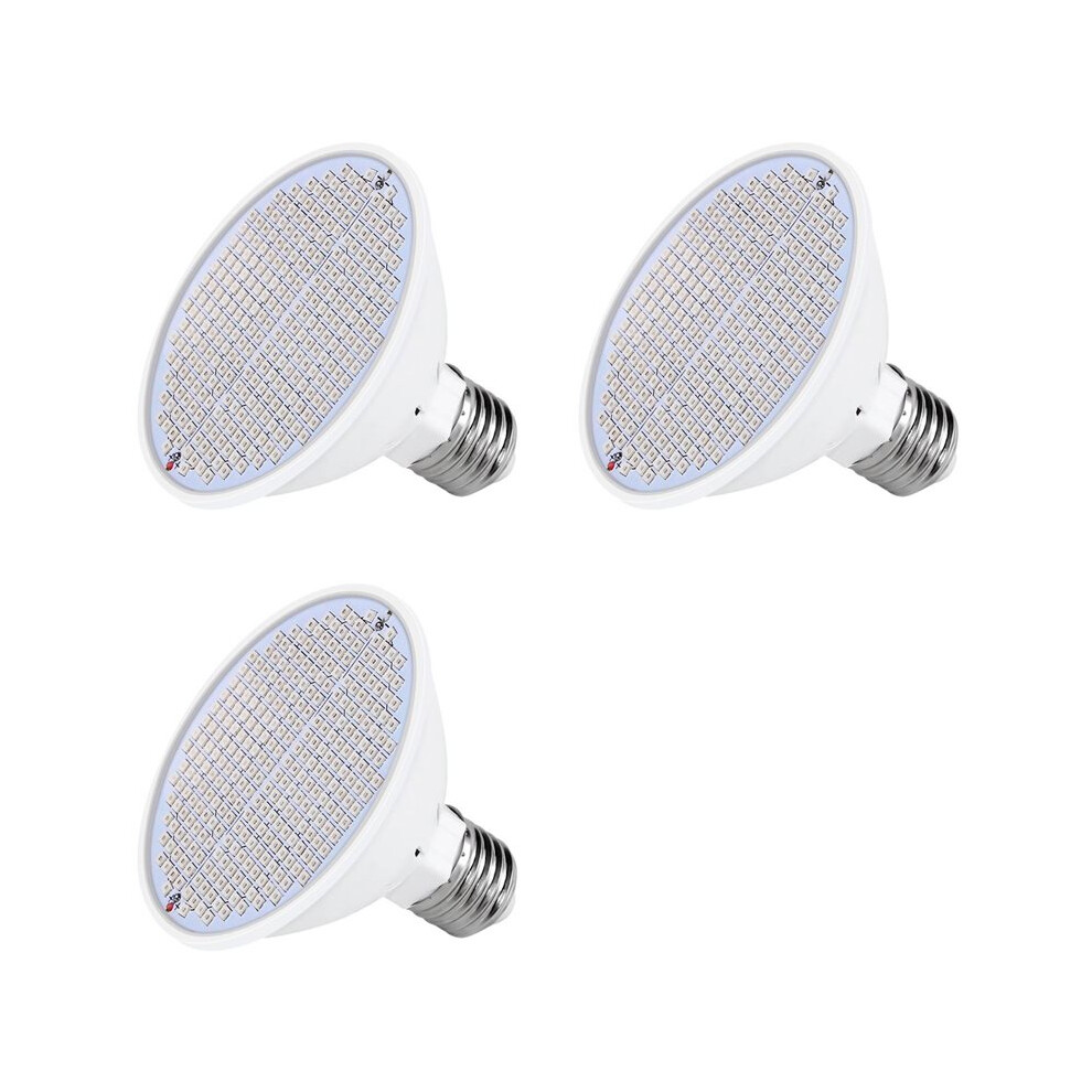 3X E27 300Leds Plant Grow Lamp Led Full Spectrum Growth Bulbs Seedling Flower Phyto Lamp Light 6033605865532