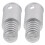 4 pcs Broom Handle Threaded End Replacement Broom Handle Extension Pole Adapter 2