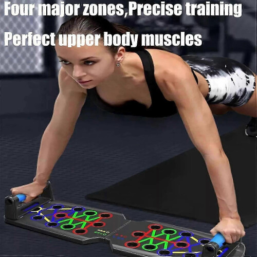 (color06)Rocuma Push Up Board, Rocuma Foldable Pushup Board for Home Gym 2