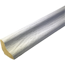 Laminate & Wood Floor Scotia Beading 826 Silver (2.4m Length - 18mm Scotia) Pack of 10
