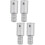 4 pcs Broom Handle Threaded End Replacement Broom Handle Extension Pole Adapter 6