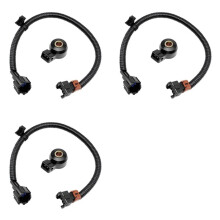 3X Knock Sensor & Wiring Harness for 1995-2004 Pickup Altima Maxima G20 J30 22060-30P00