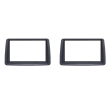 2pcs 7 Inch 2 Din Car Stereo Radio Fascia Audio MP5 Installation Dash Adapter Frame Panel for 2003-2012 PANDA