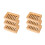 6X Bamboo Soap Dish Drain Soap Rack Bamboo Soap Holder 1