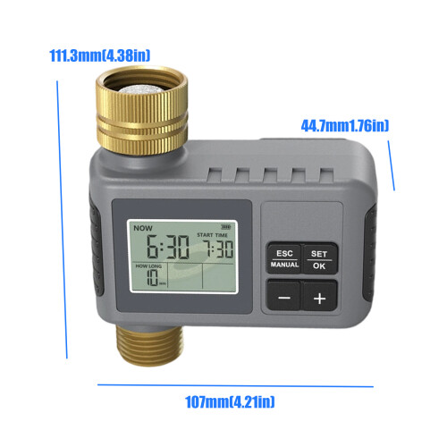 Automatic Garden Sprinkler Timer With 360Rotatable Connector 2