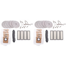 2 Set for L10S Ultra/ L10 Robot Vacuum Cleaners Main Side Brushes HEPA Filters Mop Cloth Dust Bags