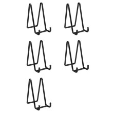5Stück 6-Zoll-Tellerständer Zur Präsentation Von Metallrahmen, Ständer für Bilder, Dekorative Teller, Bücher, Fotostaffelei