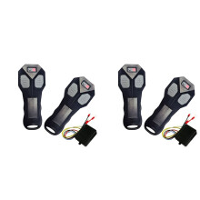 2X Car Wireless Winch Electric Remote Control with Manual Transmitter Set 12V 24V Truck ATV Truck Vehicle Kit