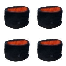 4X Winter Electric Heated Scarf Neck Wrap USB Rechargeable Neck Warmer 3 Speed Adjustment Fleece Scarf
