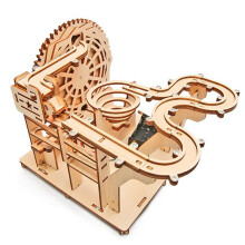 DIY Technology Makes Wooden Electric  Wooden Electric Trackball Toys Handmade Building Block Assembly Toys