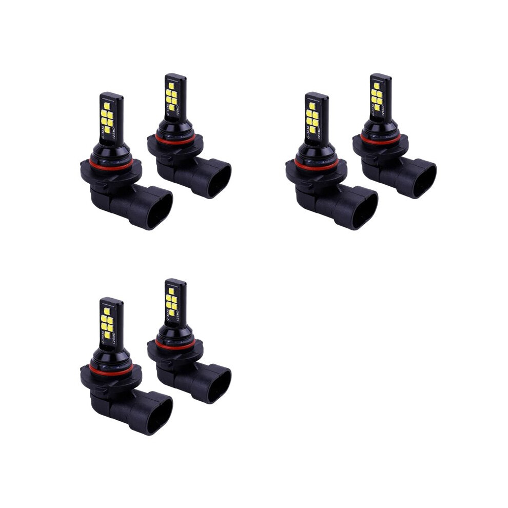 6X Hb4 9006 Led Fog Bulb Advanced 3030 Smd Daytime Running Drl Lamp, Cool 6000K Light/White 6034100006017