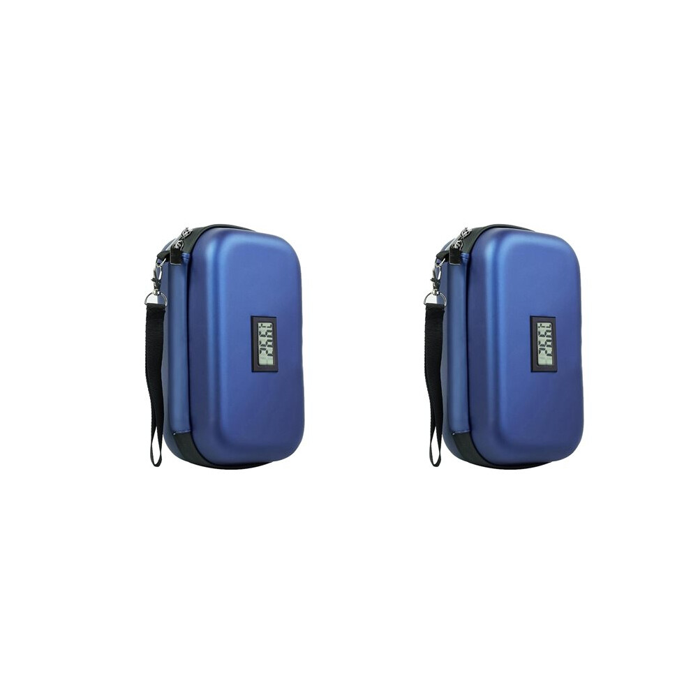 Semoic 2X 24H Insulin Cooler Travel Case Medication Diabetic Cooler With Thermometer Temperature Display Degree Celsius