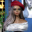 Authentic African American Style Wig Presentation Model With PVC 4