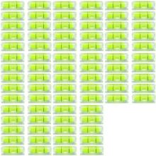 80Pcs Bubble Spirit Level 10X10X29mm Square Levels for Wall Frames Art Displays Picture Hanging RV Tripod Measuring