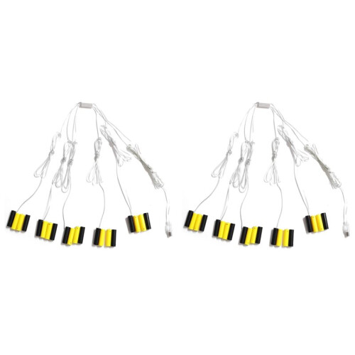 2X AAA Virtual Eliminators USB Powered Battery Eliminators for Christmas Tree Lights LED Lights Decoration 5-1