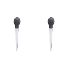 2X 28 Ml Küchenhelfer Truthahn-Öltropfer Hähnchen-Barbecue-Baster-Spritze Klares Rohr
