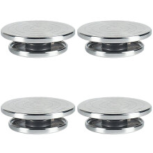 4X Heavy Duty Sculpting Wheel Turntable Pottery Stand Revolving DIY Tool Art Crafts Platform for Model Building - 15cm