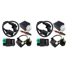 2X Ignition Coil Solenoid Relay Voltage Regulator 5-PIN CDI Box for 50Cc 70Cc 90Cc 110Cc 125Cc
